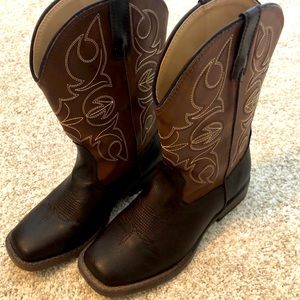 Kids roper boots size 2.